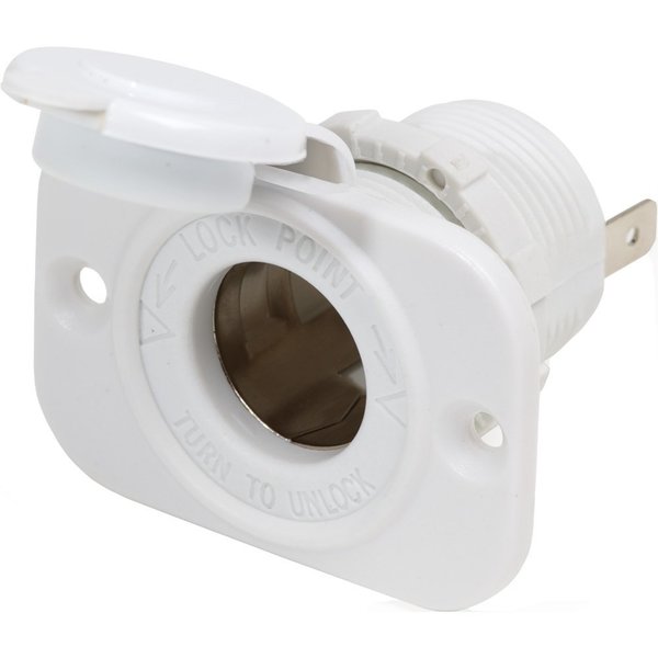 Blue Sea Systems Blue Sea 12V Dash Socket - White 1011200